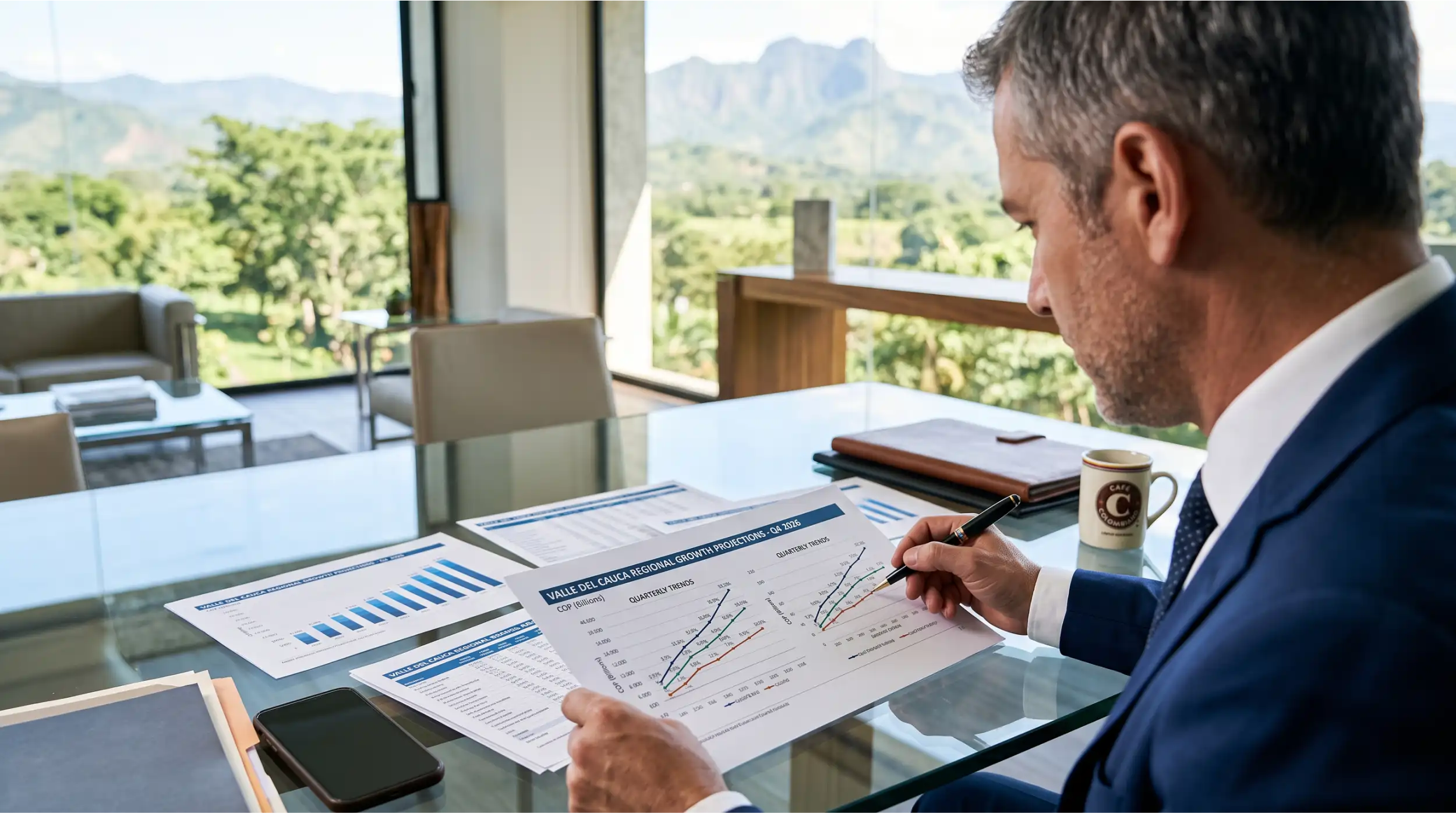 Dashboard financiero detallado que muestra indicadores clave de rendimiento.