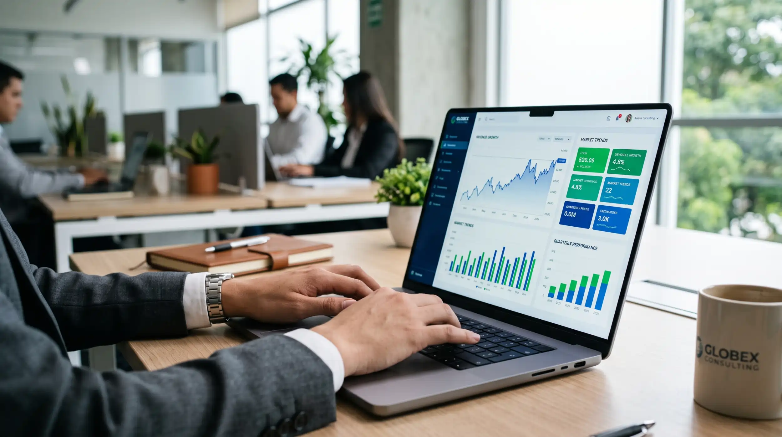 Proceso de diagnóstico financiero para negocios en crecimiento.